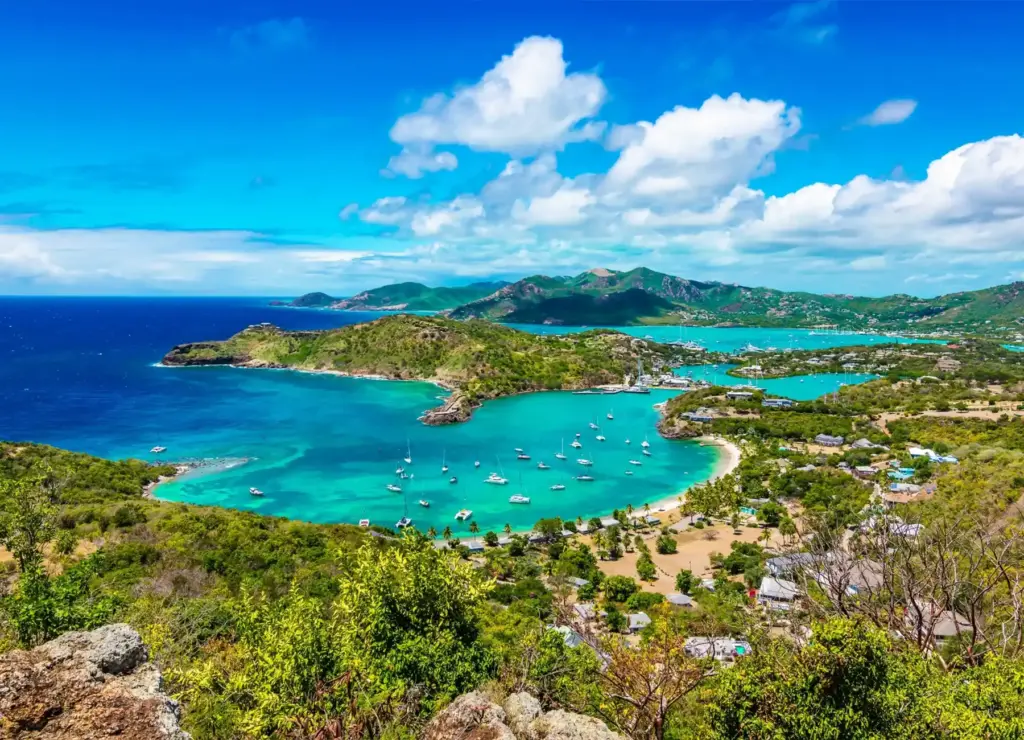 Antigua coastline