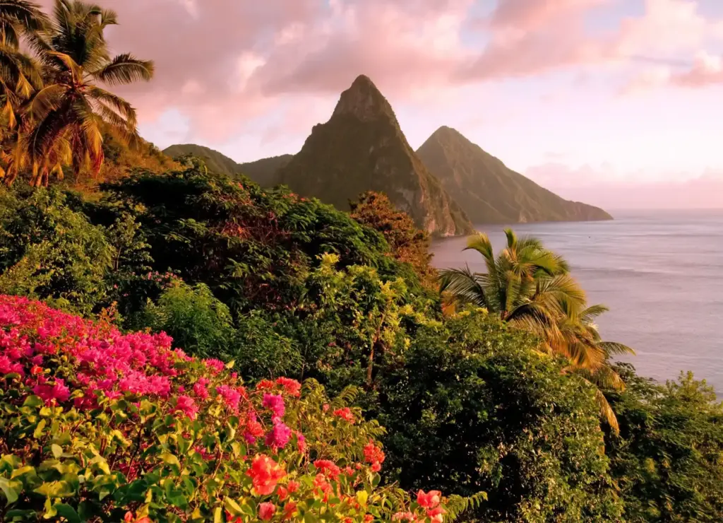 St Lucia Pitons